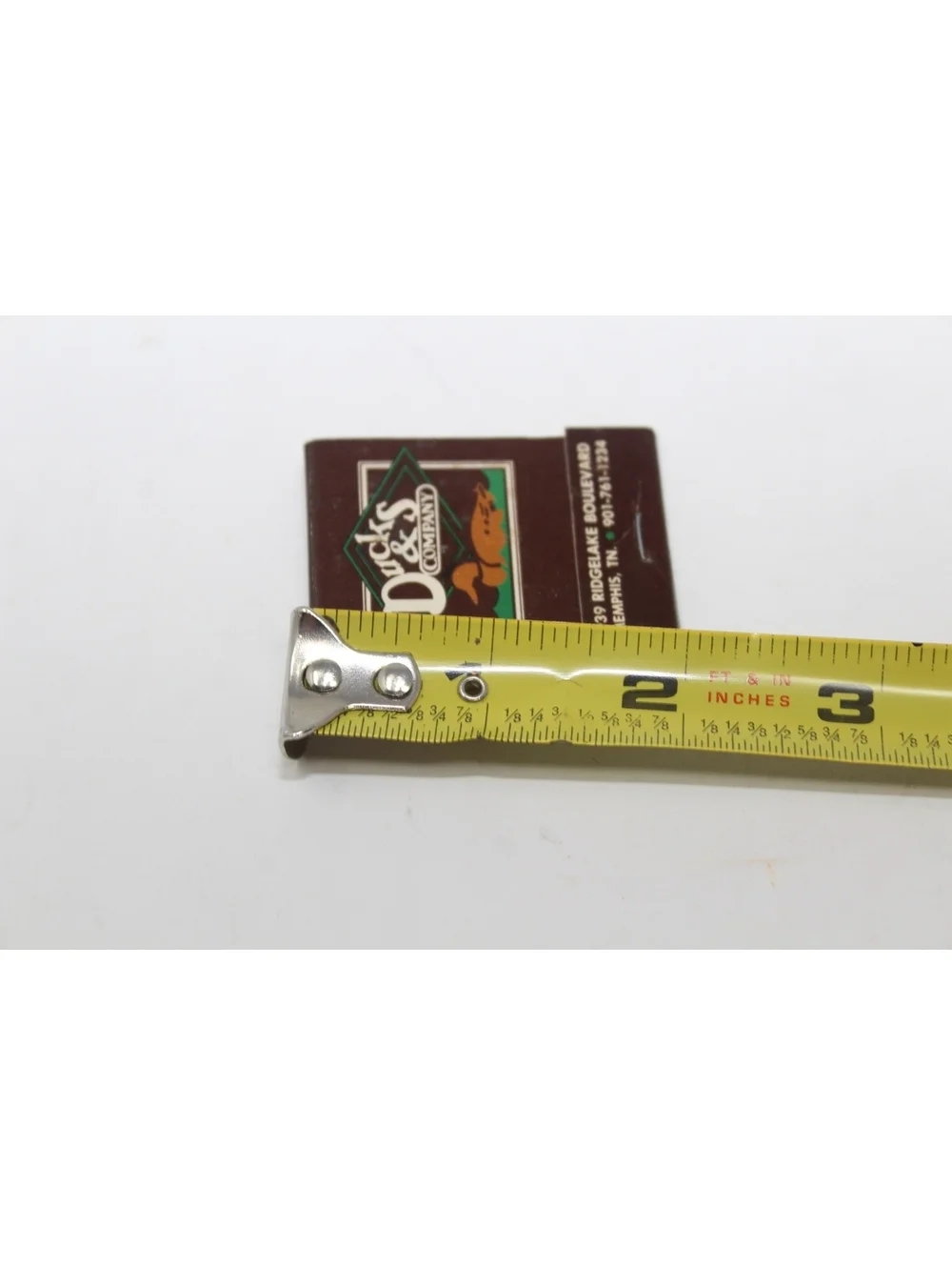 Vintage 70s Matchbook Ducks & Company Restaurant Hyatt Memphis Tennessee Hotel
